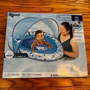 Aqua Adjustable Seat Baby Float, sealed, never opened